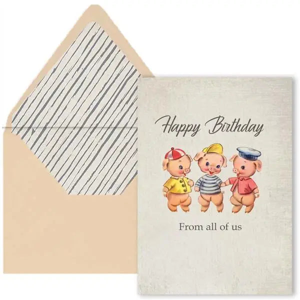 Three Pigs Card