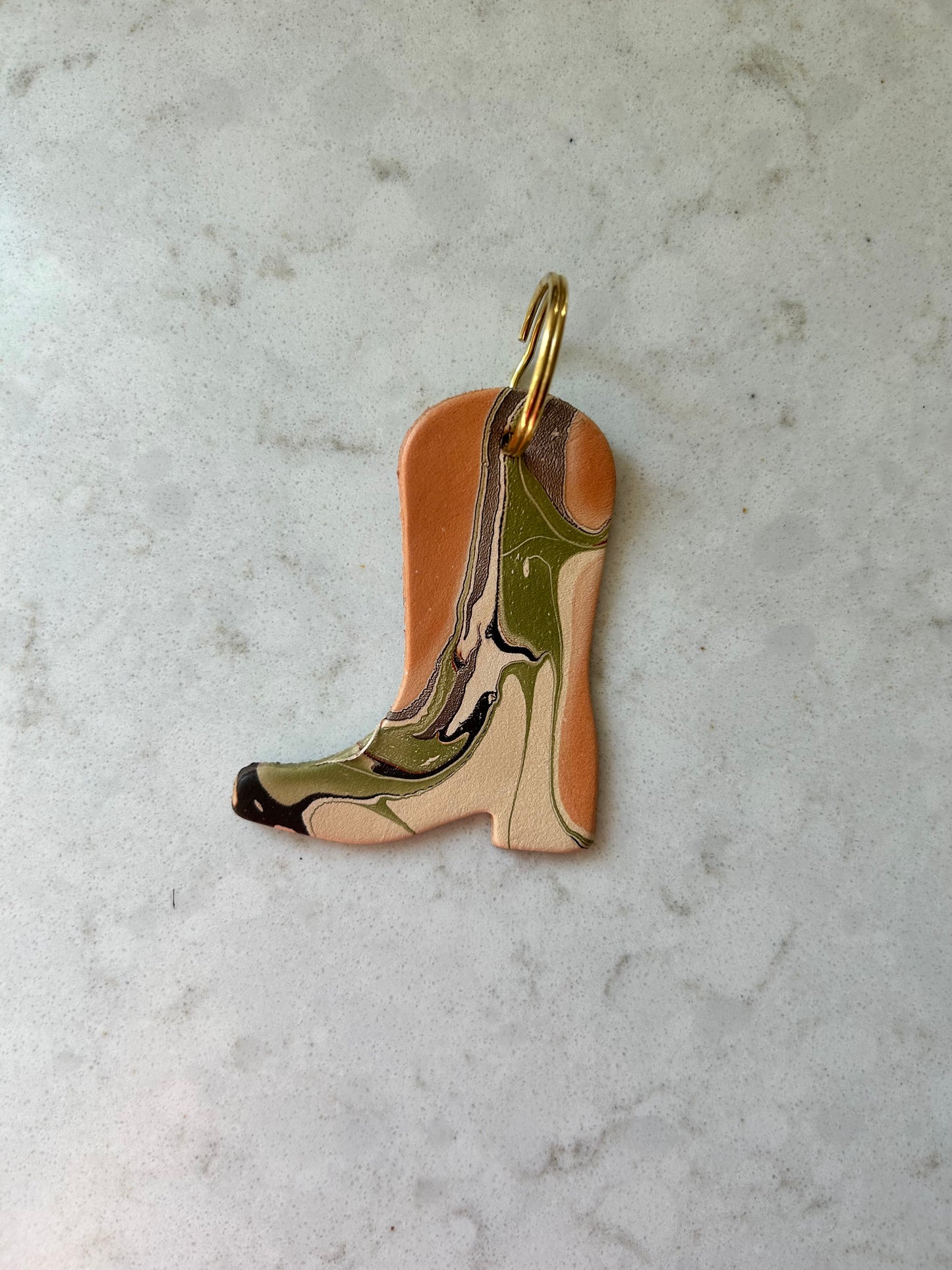 Cowboy Boot Keychain