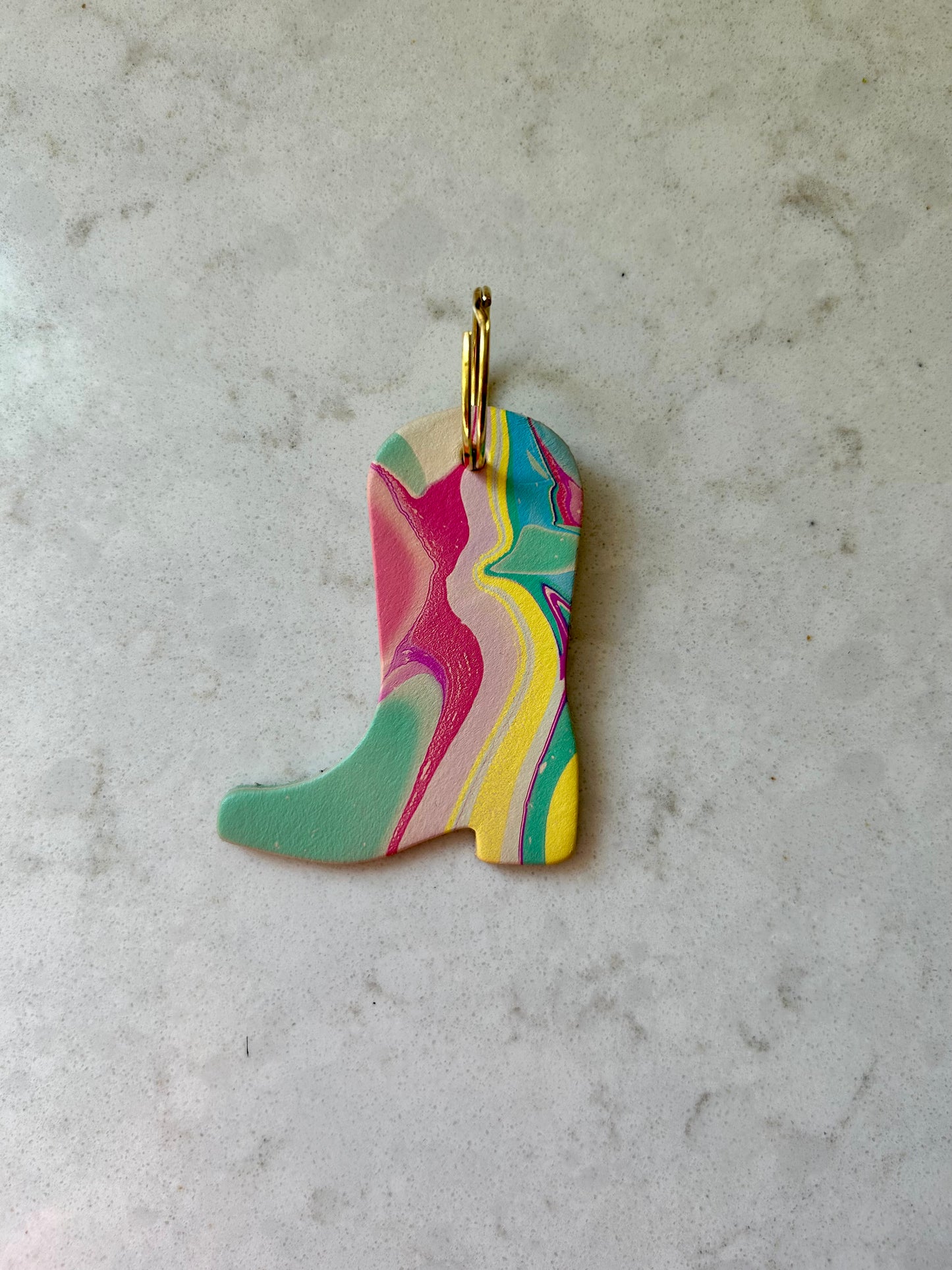 Cowboy Boot Keychain