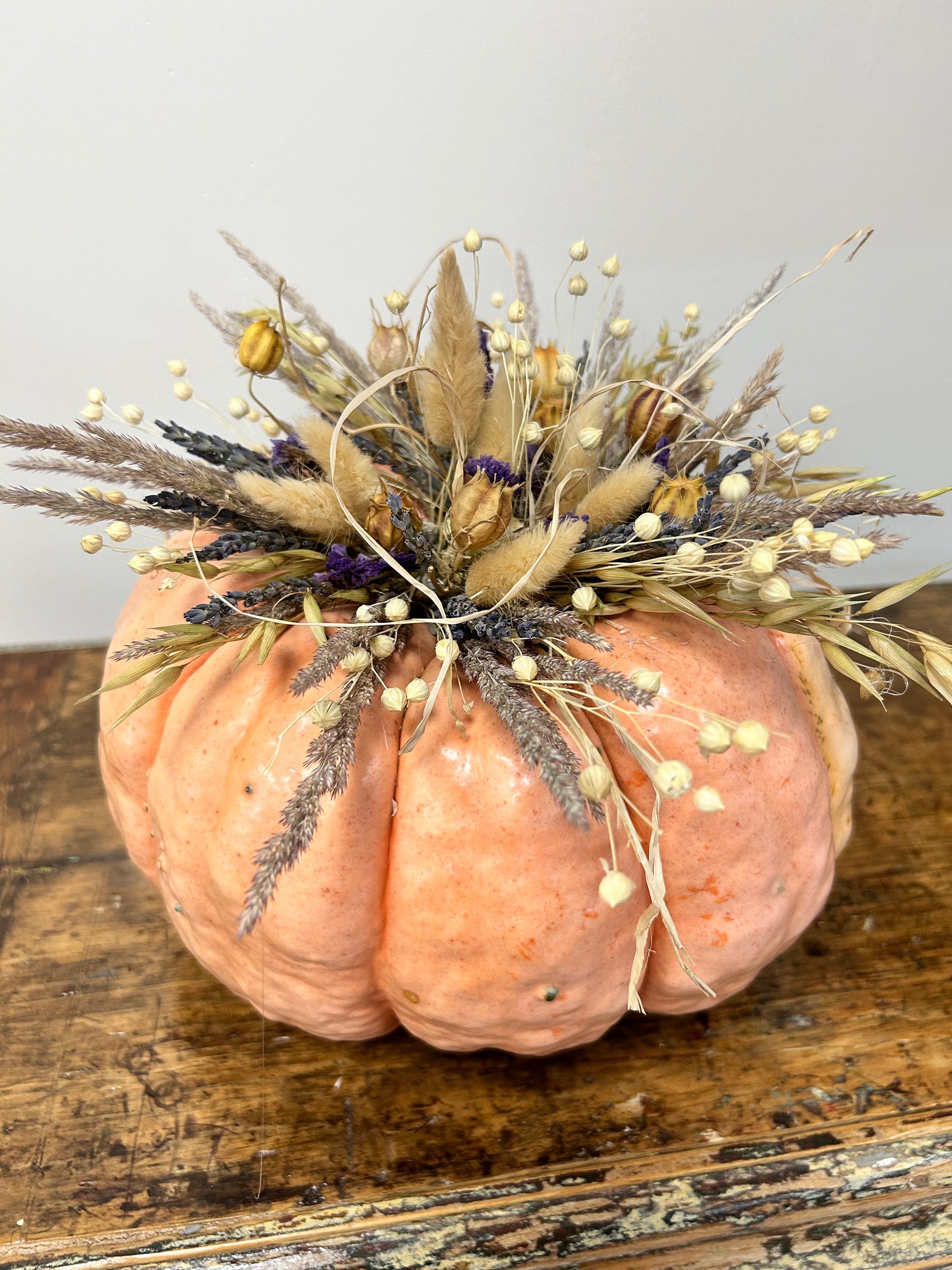 Dried Floral Pumpkin Arrangement Workshop