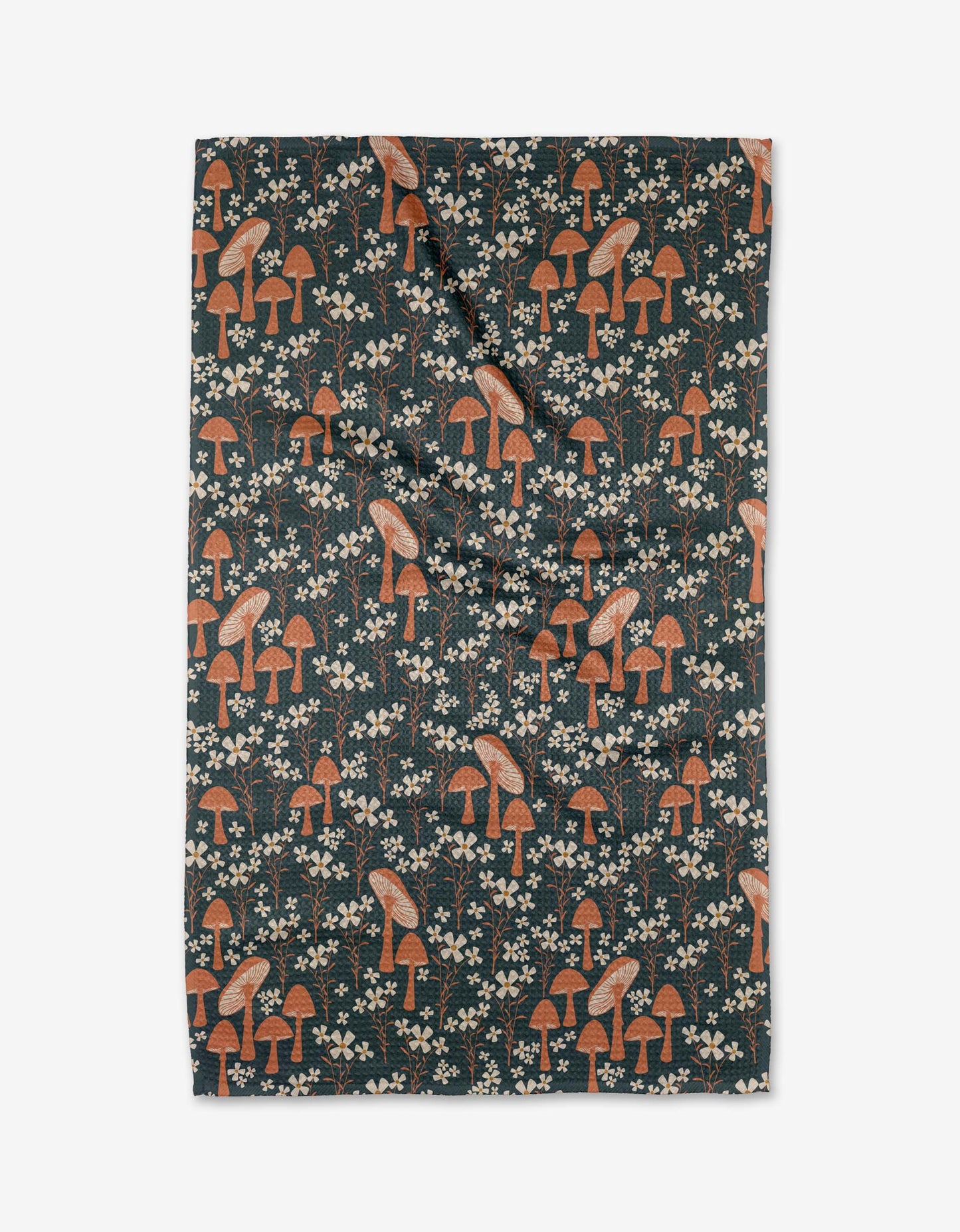 Floral Mushroom Tea Towel