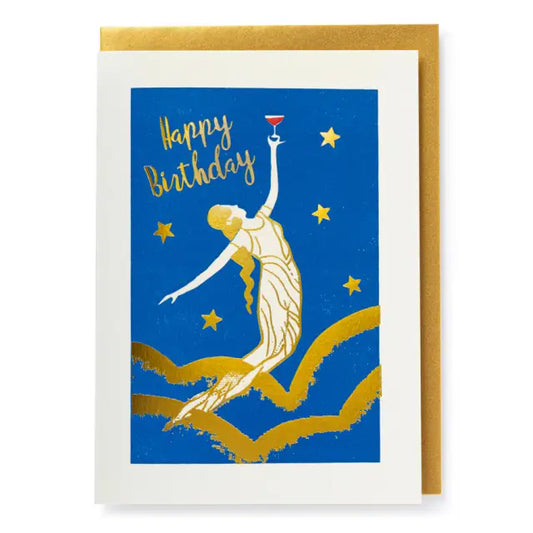 Lady HBD Card