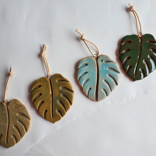 Monstera Leaf Ornament