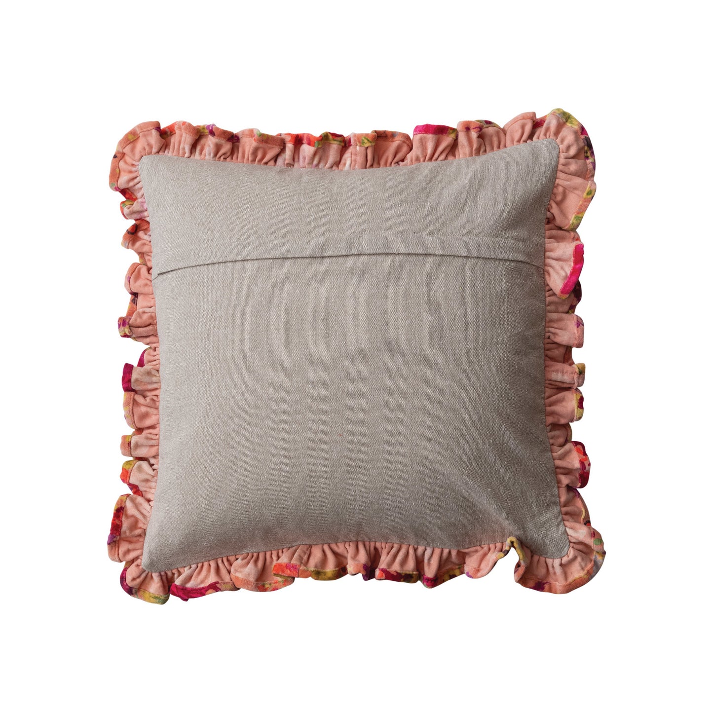 Velvet Floral Pillow