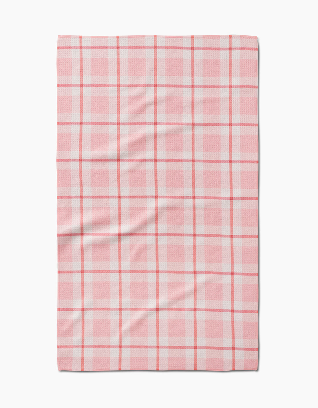 Pinky Plaid Tea Towel