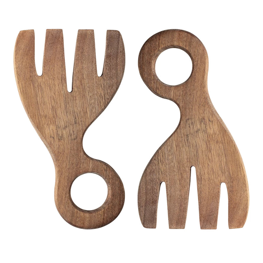 Wood Salad Servers