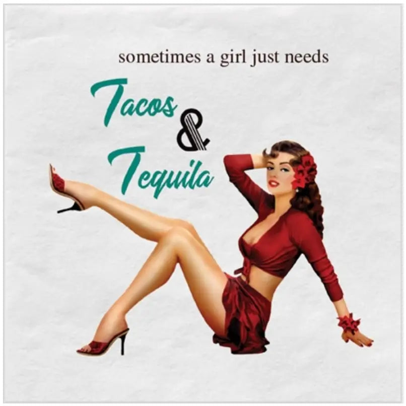 Tacos & Tequila Napkin