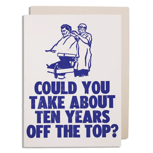 Ten Years Card