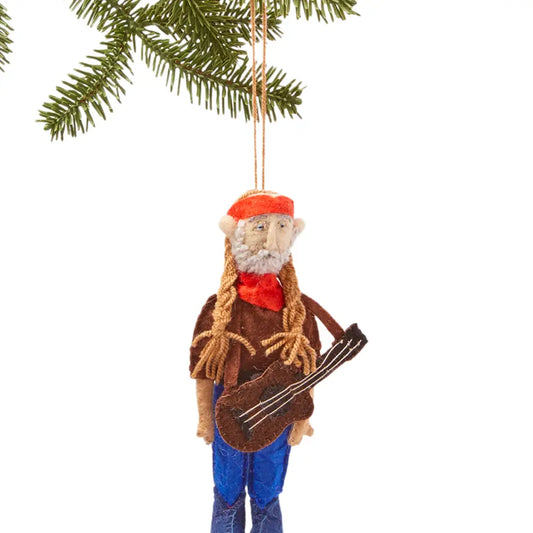 Willie Nelson Ornament