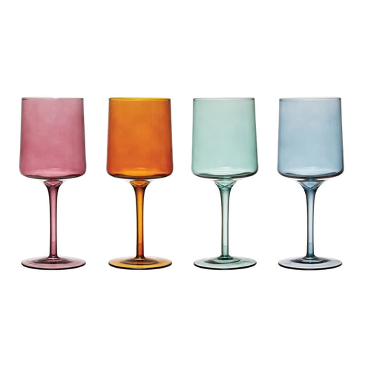 Colored Wine Glass