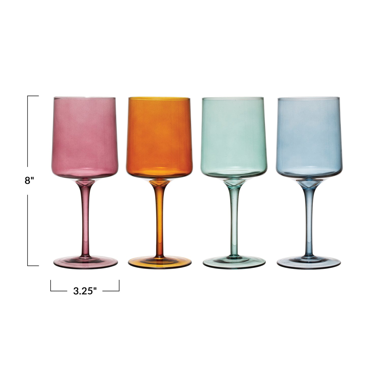 Colored Wine Glass